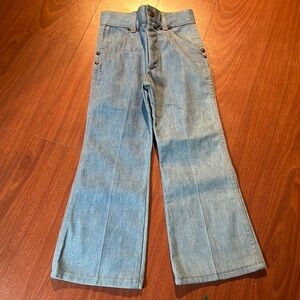 Billy the Kid kids 70 flare/bell bottom light wash denim size‎ 5